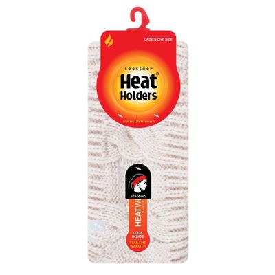 Headband Cintillo Heat Holders Crema