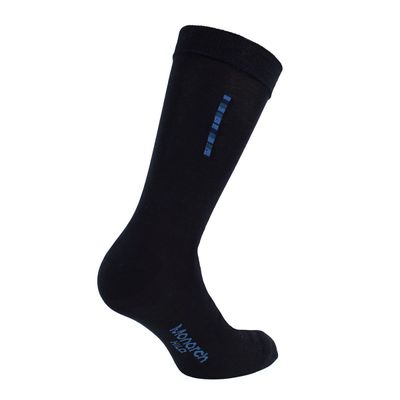 Imagen 2 del producto 2 Pares Calcetín Hilo Barra Largo Americano Azul