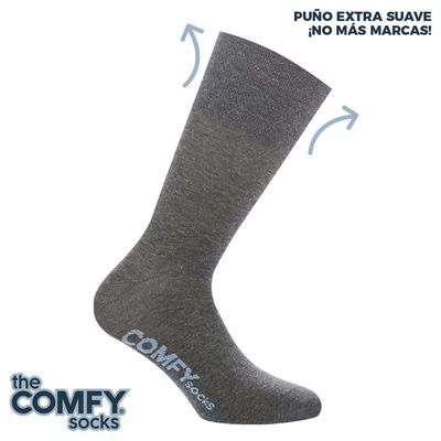 Imagen 2 del producto Calcetín Comfy Bamboo Liso Gris