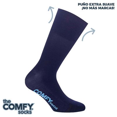 Imagen 2 del producto Calcetín Comfy Bamboo Liso Azul Oscuro