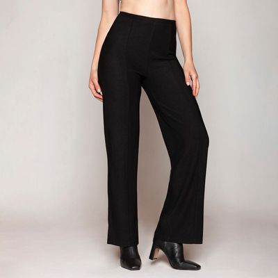 Leggings Acanalada Negro Lasst