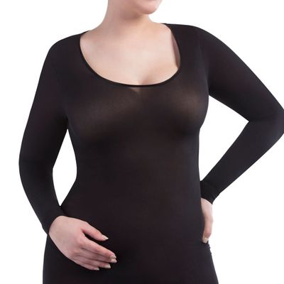 Maxi Chemisette Seamless Negro
