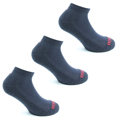 3 Pares Calcetin Bamboo Deportivo Largo 0/4 Azul