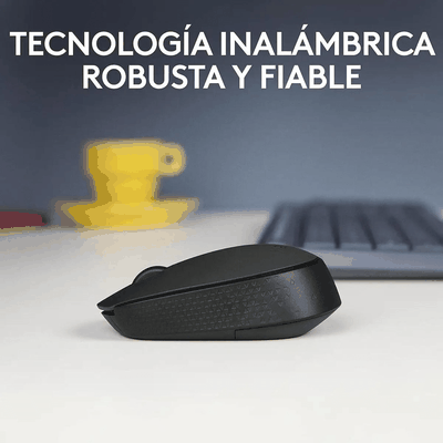 Imagen 2 del producto Mouse inalámbrico Logitech M170 negro