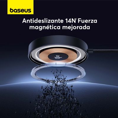 Imagen 2 del producto Cargador inalámbrico Qi2 Baseus Mini4 Universal Explorer 15W