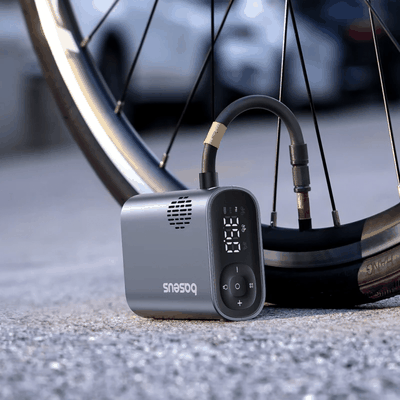 Imagen 2 del producto Inflador portátil Baseus PrimeTrip 150 PSI con pantalla LED y carga rápida Negro