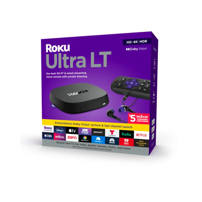 Roku Ultra LT 4K HDR Streaming - Dolby Vision - Modelo 4801RW (2021)
