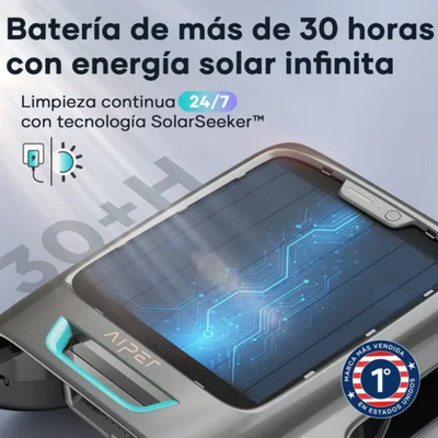 Imagen 2 del producto Limpiador de piscina automático Aiper Surfer S2 gris