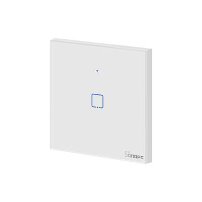 Imagen 2 del producto Interruptor De Pared Táctil Wifi Sonoff Tx T1eu1c 1 Canal Blanco