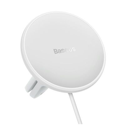 Imagen 2 del producto Cargador Inalámbrico MagSafe para Autos - Baseus - Blanco