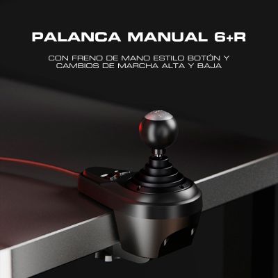 Imagen 2 del producto Volante de Carrera PXN V9 GEN2 con Pedales y Palanca 6+1 – PC PS4 Xbox one Xbox Series X|S - Negro