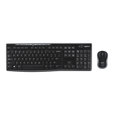 Kit Teclado + Mouse Logitech MK270 Español negro