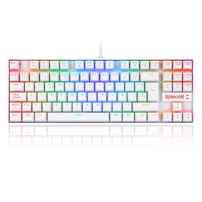Imagen 2 del producto Teclado Mecánico Redragon K552W-RGB-SP Switch Red - Blanco