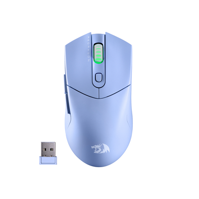 Mouse Gamer Redragon St4r Pro Inalámbrico Celeste