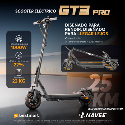 Imagen 2 del producto Scooter eléctrico Navee GT3 Pro 1000W Negro