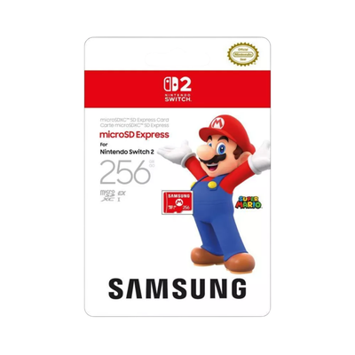Imagen 1 del producto Tarjeta microSD Express Samsung de 256GB para Nintendo Switch 2
