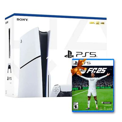 Consola Sony Ps5 Slim Edición Disco + Juego Fc25 Slim Disco