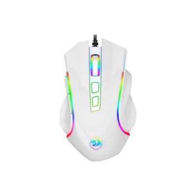 Mouse Gamer Redragon GRIFFIN M607 RGB 7200 DPI Blanco