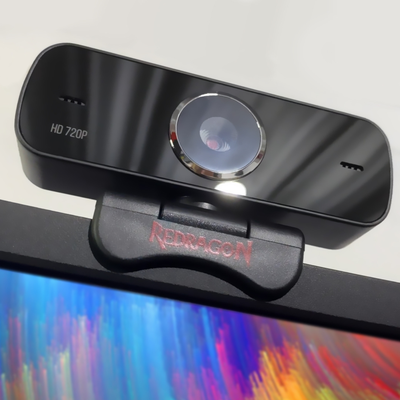 Imagen 2 del producto Webcam Redragon Fobos GW600 Negro