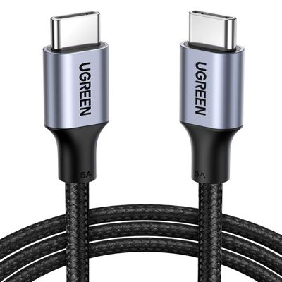 Imagen 2 del producto UGREEN Cable de datos USB-C 2.0 a USB- C 2.0 5A 3M Gris