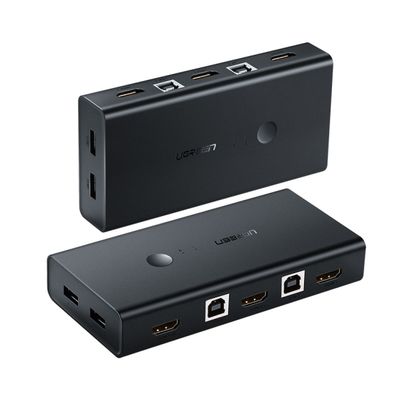 Imagen 2 del producto UGREEN Conmutador KVM HDMI 2*1