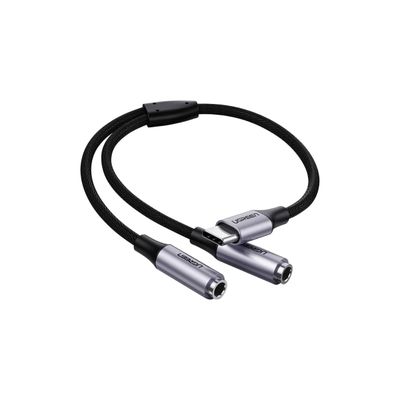 Imagen 2 del producto UGREEN Cable splitter de audio USB-C a 3.5mm + 3.5mm 20 cm