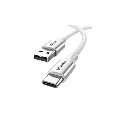 Imagen 2 del producto UGREEN Cable USB-C a USB 2.0 A trenzado 1m Blanco