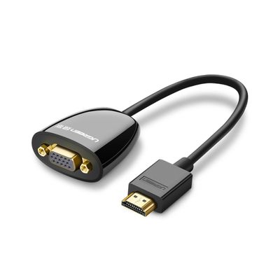 Imagen 2 del producto UGREEN Adaptador HDMI a VGA sin audio Negro