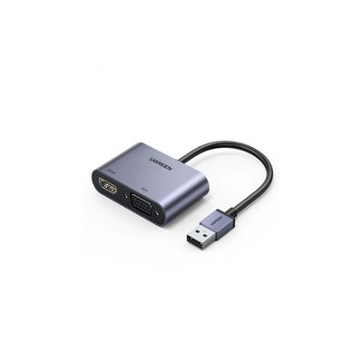 Imagen 2 del producto UGREEN Adaptador USB 3.0 A a HDMI+VGA