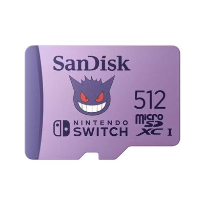 SanDisk microSD Nintendo Switch Pokémon 512GB