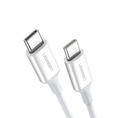 UGREEN Cable USB-C 2.0 a USB-C 2.0 1m Blanco