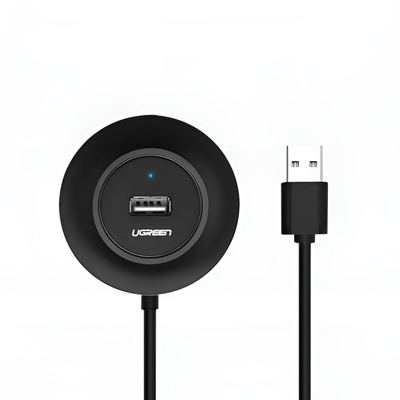 Imagen 2 del producto UGREEN HUB USB 2.0 A a 4 Puertos USB 2.0 A Negro