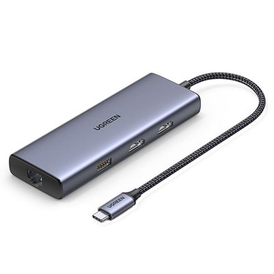 Imagen 1 del producto UGREEN Hub USB-C a 2 puertos USB 3.0 A + USB2.0 + 2 HDMI