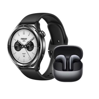 Xiaomi Watch S4 + Audífonos Xiaomi Buds 5 Negro
