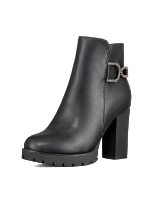 Botin Casual Mujer Eco Cuero Tacon Grueso Vintage Weide ZS62