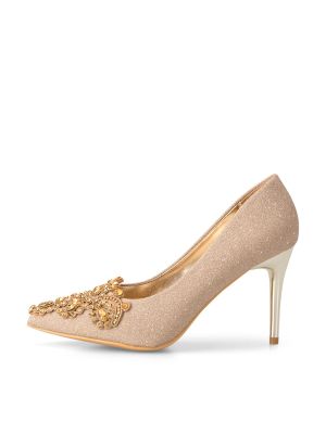 Imagen 2 del producto Zapato Taco Alto Dorado Fiesta GHE13 Weide