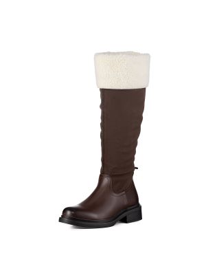Bota Larga Mujer Moda Gamuza Con Felpa Vintage Weide CZY601