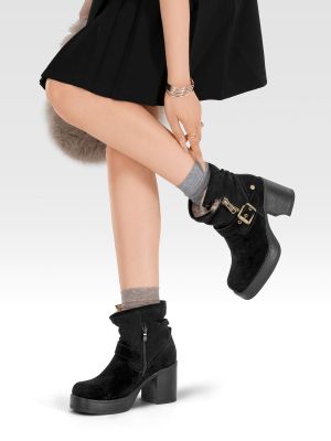 Imagen 2 del producto Botin Casual Mujer Taco Grueso Con Felpa Comodo Weide CZY608