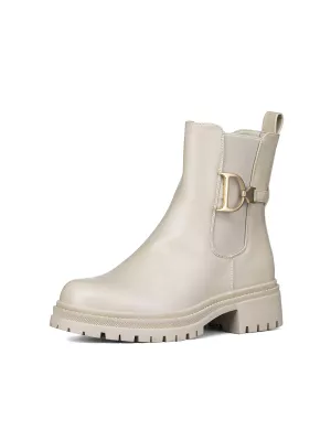 Botin Casual Mujer Eco Cuero Con Felpa Comodo Weide ZS60