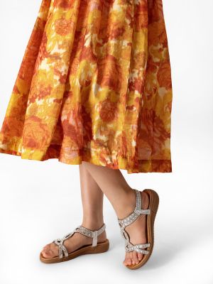 Imagen 2 del producto Sandalia Plana casuales Pedrería  Mujer Weide Js76