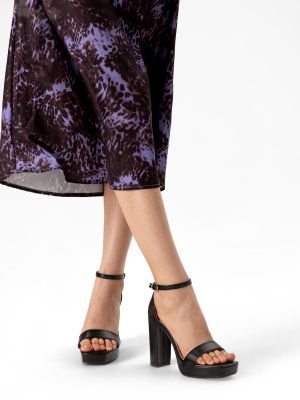 Imagen 2 del producto Sandalia Taco Fiesta Negra Mujer Weide YOU189