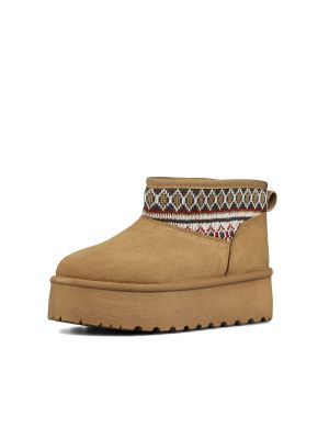 Botin Térmico Casual Mujer Gamuza Antideslizante Weide SL25