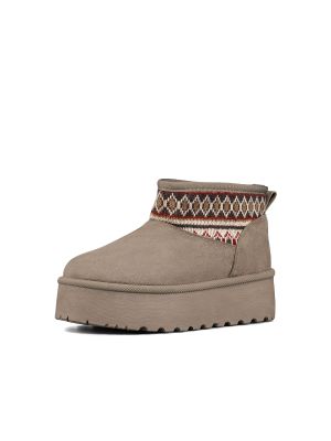 Botin Térmico Casual Mujer Gamuza Antideslizante Weide SL25