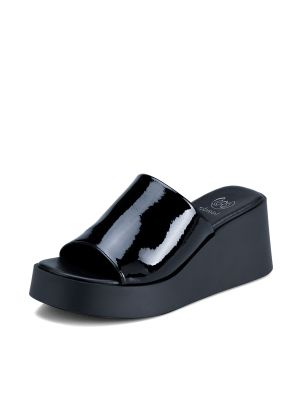 Sandalia Casual Plataforma Negra Mujer Weide QIU330