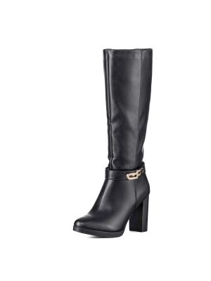 Botas Largas Mujer Tacon Grueso De Moda Vintage Weide QBM12