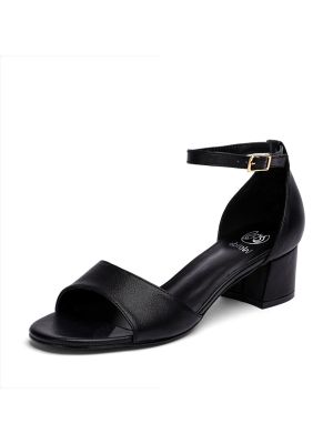 Sandalia Taco  Negra Fiesta Mujer Weide QIU238