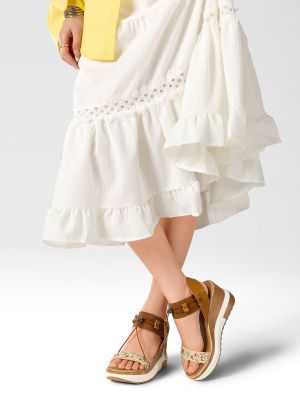 Imagen 2 del producto Sandalias Casuales Taco Cuña Mujer Weide JS02