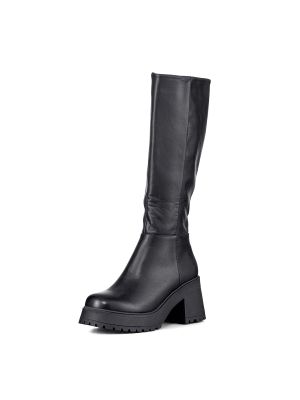 Bota Larga Mujer Tacon Grueso Vintage Elegante Weide CZY602
