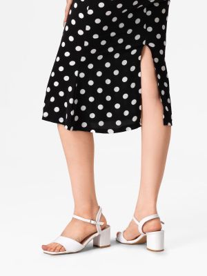 Imagen 2 del producto Sandalia Casual Taco Blanca Mujer Weide GH79