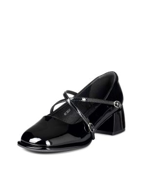 Zapato Mary Jane Negro Charol Elegante Mujer Weide YL65